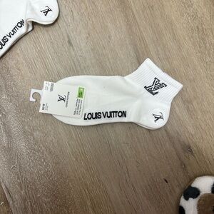 Louis Vuitton White GWP Sock 1